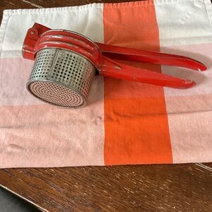 Vintage handy things red potato ricer